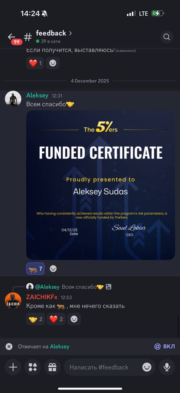 Отзыв участника ZCHK